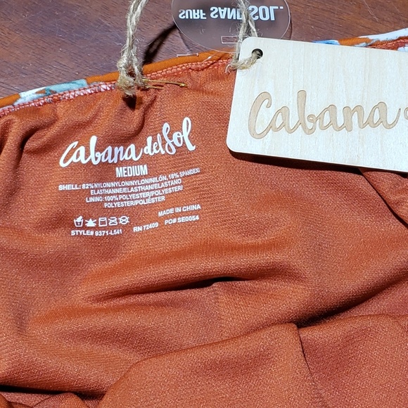 *SALE* NWT Cabana del Sol Off Shoulder Swimsuit - Picture 5 of 8